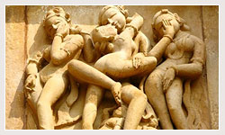 Why is Khajuraho'sTemples full of sexually open sculptures